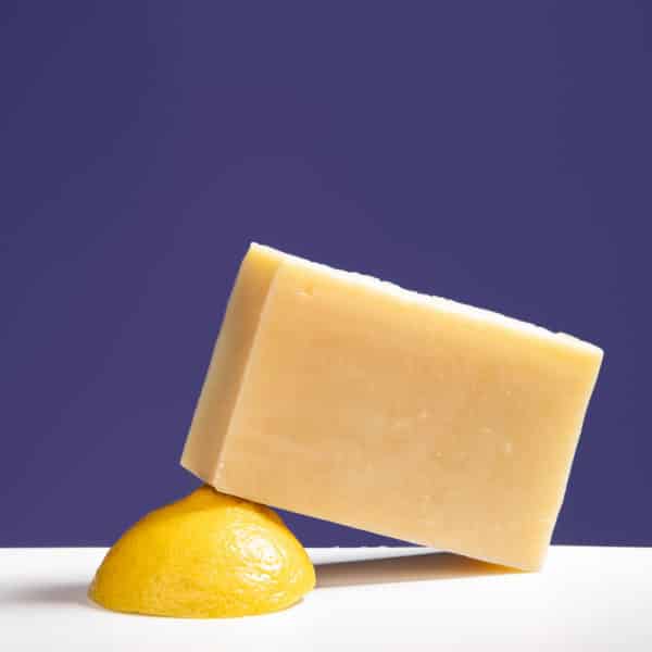 Lemon flavoured litsee solid soap