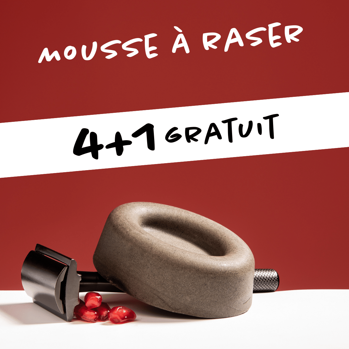 mousse à raser 4+1