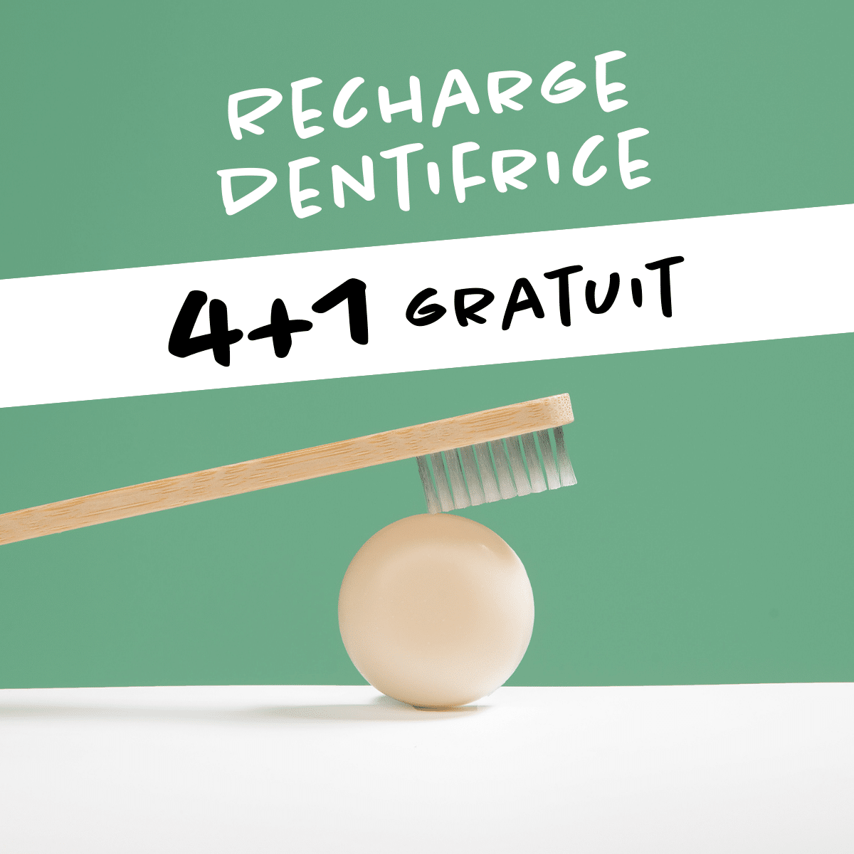 Rechrage dentifrice 4+1